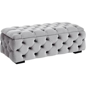 Guido Maria Kretschmer Home&Living Hocker KALINA, hochwertige Knopfheftung, B/T/H: 120/55/45 cm
