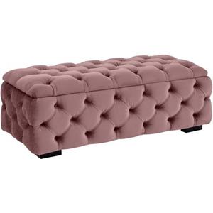 Guido Maria Kretschmer Home&Living Hocker KALINA, hochwertige Knopfheftung, B/T/H: 120/55/45 cm