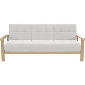 sit&more 3-Sitzer "Billund", Armlehnen aus Buchenholz in natur, verschiedene Bezüge und Farben