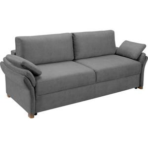 exxpo - sofa fashion 3-Sitzer, inkl. Boxspring/Federkern-Polsterung, Bettfunktion und Bettkasten