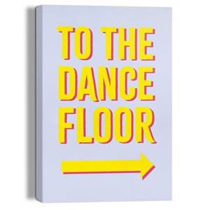 Reinders! Artprint op linnen Dance floor