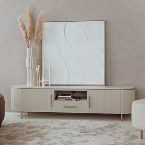 Tower Living TV-meubel Corbetta Mangohout, 185cm - Beige