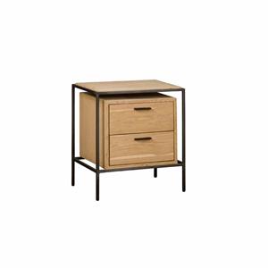 Tower Living Bijzettafel Pineto Eiken, 62 x 56cm - Bruin