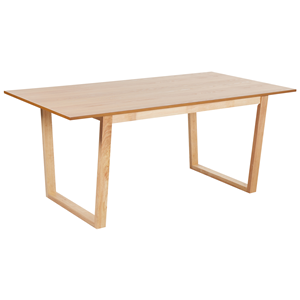 BELIANI Eettafel hout lichtbruin 180 x 95 cm CAMDEN