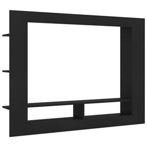 vidaXL TV-Schrank TV-Schrank Schwarz 152x22x113 cm Holzwerkstoff (1-St)