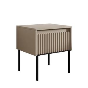 Meubella Nachtkastje Timoteo - Beige - 46 cm