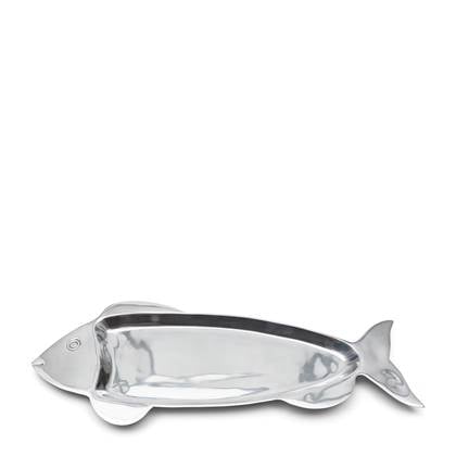 Rivièra Maison Riviera Maison Decoratieschaal Zilver - Long Island Fish - Aluminium