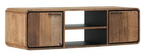 DTP Home Hangend TV-meubel Evo Teakhout, 145cm - Bruin