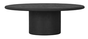 DTP Home Ronde Salontafel Silo Betonlook, 100cm - Zwart