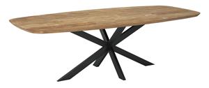DTP Home Eettafel Evo Deens ovaal, Teakhout, 260 x 110cm - Bruin