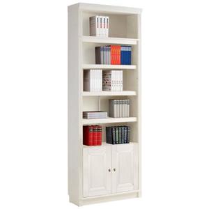 Home affaire Boekenkast CLIFF van massief grenen, hoogte 220 cm, met 2 houten deuren, veel bergruimte