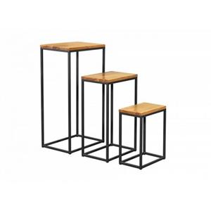 Home affaire Bijzettafeltje Trio Set (set, 3 stuks)