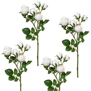 Creativ green Kunstbloem set van 4 (4 stuks)