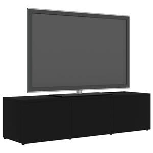 vidaXL TV-Schrank TV-Schrank Schwarz 120x34x30 cm Holzwerkstoff (1-St)