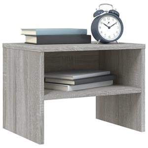 vidaXL Nachtkastjes 2 st 40x30x30 cm bewerkt hout grijs sonoma eiken