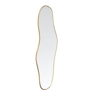 vidaXL Wandspiegel 60x25 cm goudkleurig