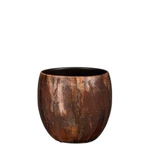 Mica Decorations Bloempot Roel - 20x20x20 Cm - Terracotta - Terracotta