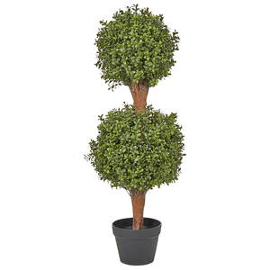 BELIANI Kunstplant 92 cm BUXUS BALL TREE