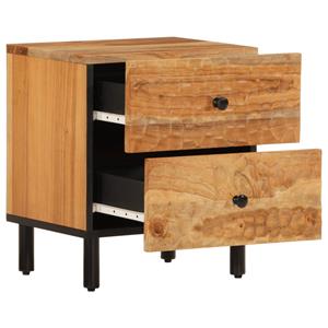 vidaXL Nachtkastje 40x33x46 cm massief acaciahout
