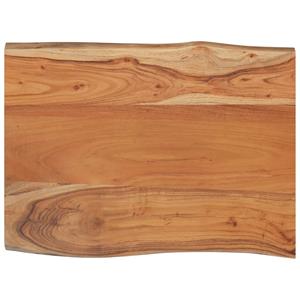 vidaXL Bijzettafel natuurlijke rand 50x40x2,5 cm massief acaciahout