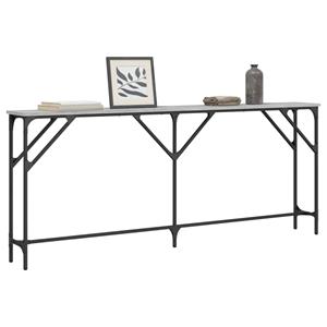 vidaXL Wandtafel 180x23x75 cm bewerkt hout grijs sonoma eikenkleurig