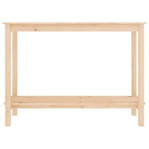 vidaXL Wandtafel 110x40x80 cm massief grenenhout