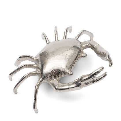 Rivièra Maison Riviera Maison beeldje Zilver - Ocean Crab - Aluminium