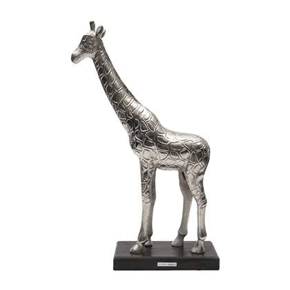 Rivièra Maison Riviera Maison beeldje Zilver - RM Classic Giraffe - Aluminium