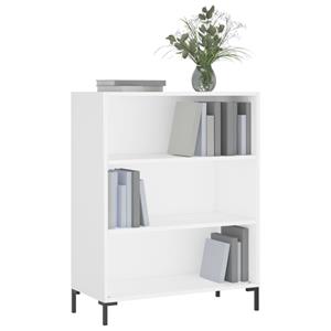 vidaXL Boekenkast 69,5x32,5x90 cm bewerkt hout wit