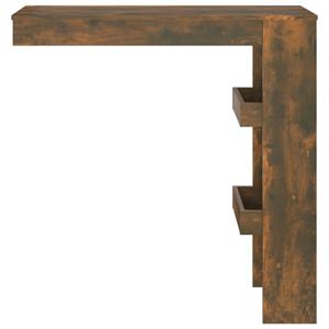 vidaXL Bartafel wandgemonteerd 102x45x103,5 cm bewerkt hout eikenkleur