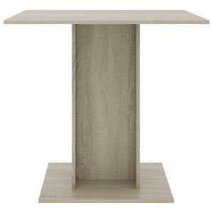 vidaXL Eettafel 80x80x75 cm spaanplaat sonoma eikenkleurig