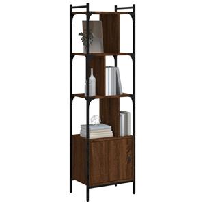 vidaXL Boekenkast met deur 44,5x30x154,5 cm hout bruin eikenkleur