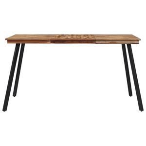 vidaXL Eettafel 148x97x76 cm massief teakhout