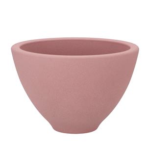 DK Design  bloempot/plantenpot - Vinci - lichtroze mat - voor kamerplant - D15 x H23 cm -