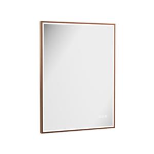 Crosswater MPRO spiegel met verlichting - 80x60cm - LED - verticaal/horizontaal - geborsteld brons MP6080BZ