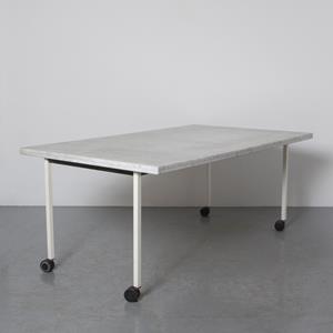 Ahrend Marble Table Marble/Metal - Tweedehands