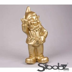 Stoobz kabouter 2 F*ck YOU 20 cm-Goud