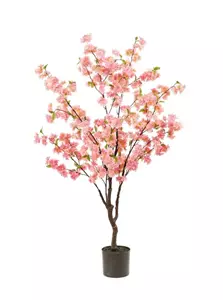 Emerald Kunstplant Kersenbloesem Boom Roze - 135cm 