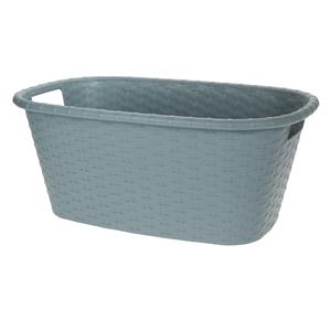 Bathroom Solutions Grijsgroene wasmand 35 liter 60 x x 25 cm huishouden -