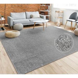 Teppich Porto 890, Paco Home, rechteckig, Höhe: 13 mm, Kurzflor, Uni-Farben, ideal im Wohnzimmer & Schlafzimmer