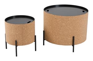 Artistiq Living Artistiq Salontafel Carlyle Kurk, Set van 2 stuks - Bruin