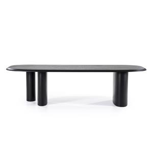 Eleonora Organische Eettafel Walter 300 x 120cm - Zwart