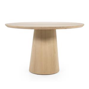 Eleonora Ronde Eettafel Nola Eikenhout, 130cm - Naturel