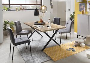 Artistiq Living Artistiq Eettafel Terrian Eikenlook, 160 x 90cm - Bruin