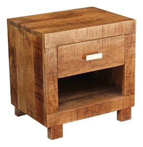 Artistiq Living Artistiq Nachtkastje Noora Mangohout, 40 x 30cm - Bruin