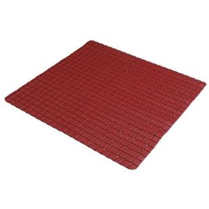 Urban Living Badkamer Anti Slip Mat - Rubber - Donkerrood - 39x69cm