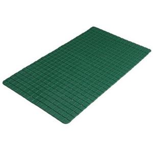 Urban Living Badkamer Anti Slip Mat - Rubber - Donkergroen - 39x69cm