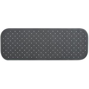 MSV Douche/bad Anti-slip Mat Badkamer - Rubber - Grijs - 36 X 97 Cm