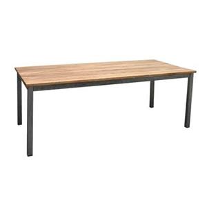 Livingfurn  Eetkamertafel Boston - Vier Poots - Teakhout - 180x100 cm