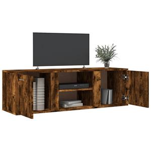 vidaXL TV-Schrank TV-Schrank Räuchereiche 120x34x37 cm Holzwerkstoff (1-St)